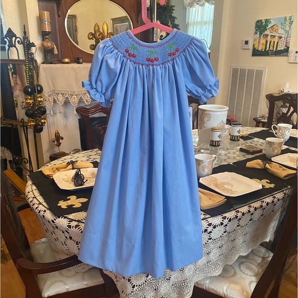 NWT Banbury Cross Smocked Girls Dress size 5 - Picture 1 of 16